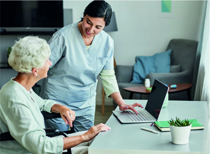 Nurse monitoring and coordination with healthcare providers